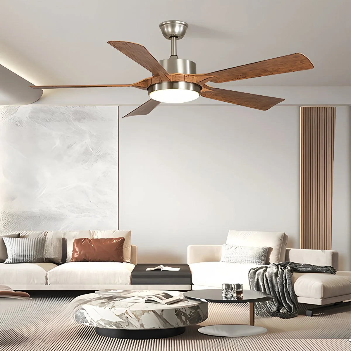 Antizer Dimmable Ceiling Fan with Light & Remote Control