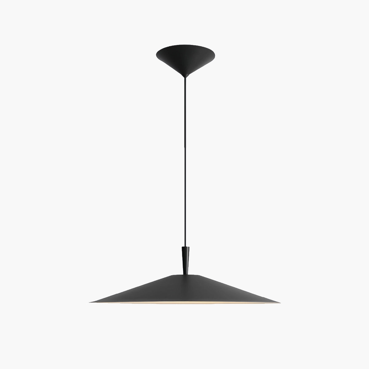 modern saucer pendant light