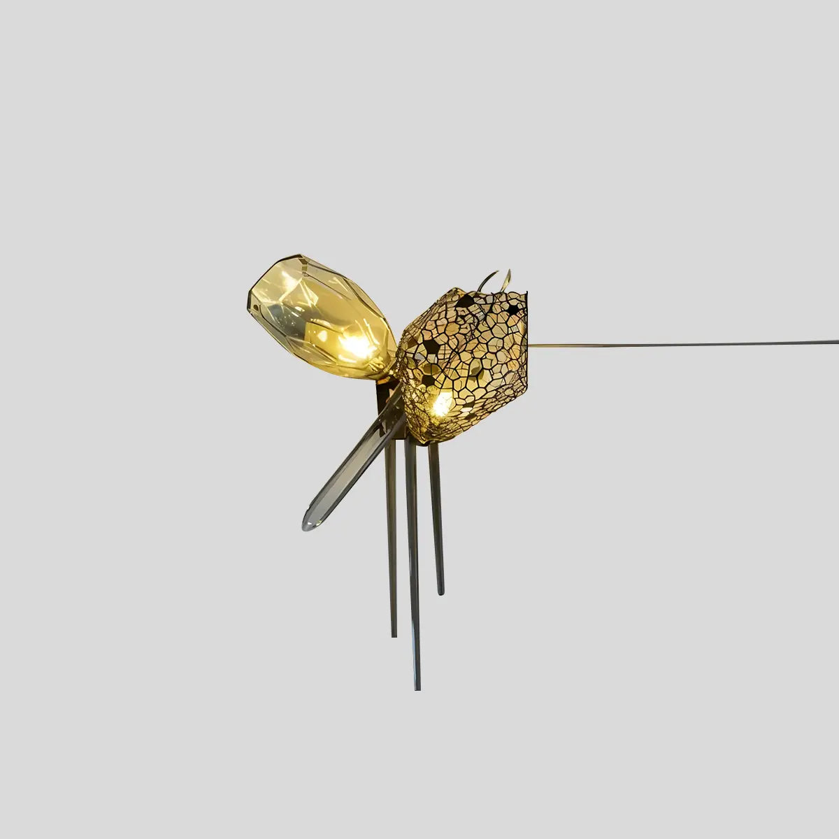 Antizer Kallisto Sculptural Glass Chandelier for Dining Room D - Dia 30cm / 11.81"