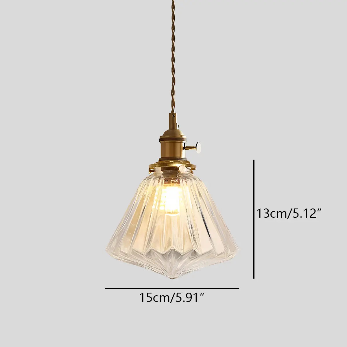 Modern Glass Pendant Light