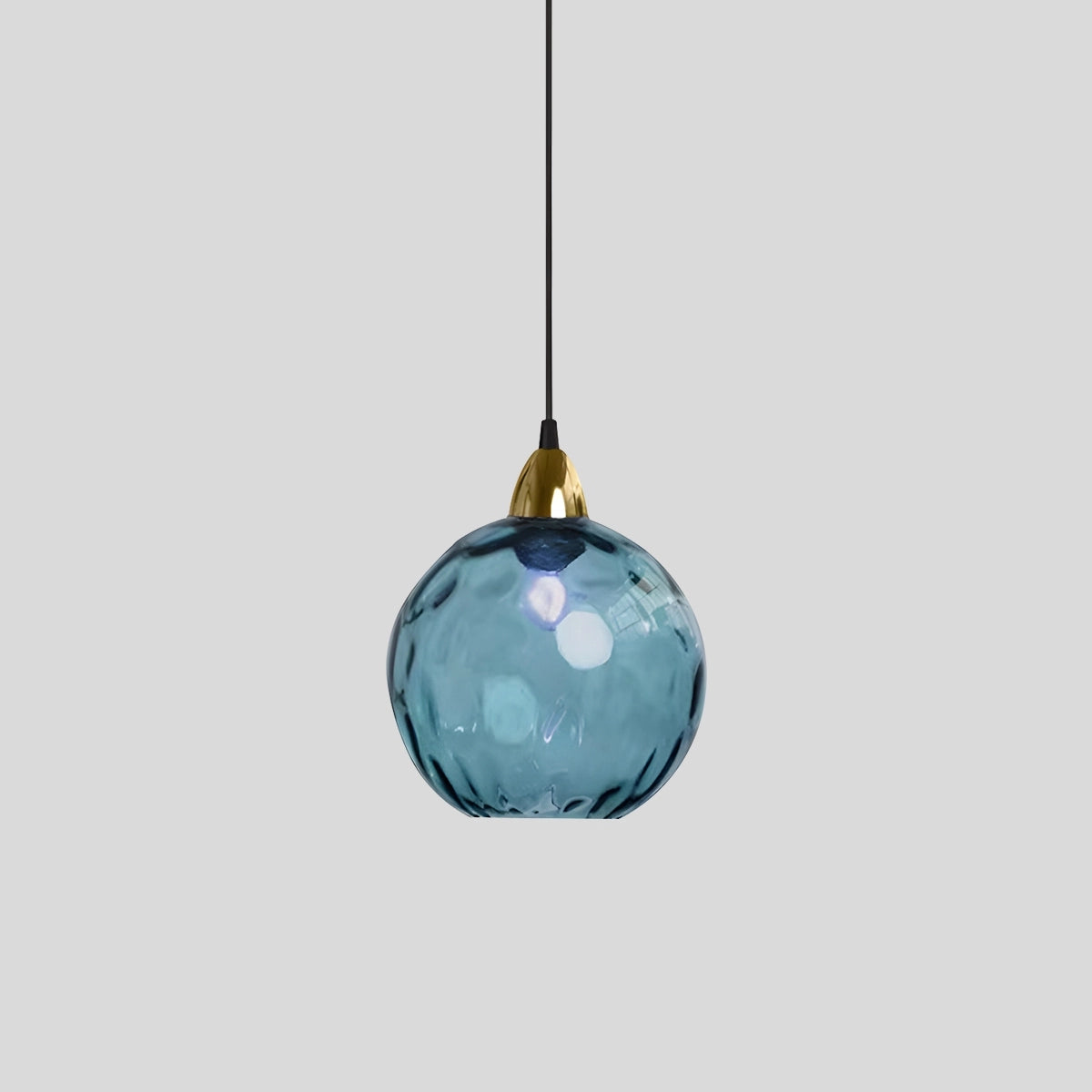 glass ball pendant light