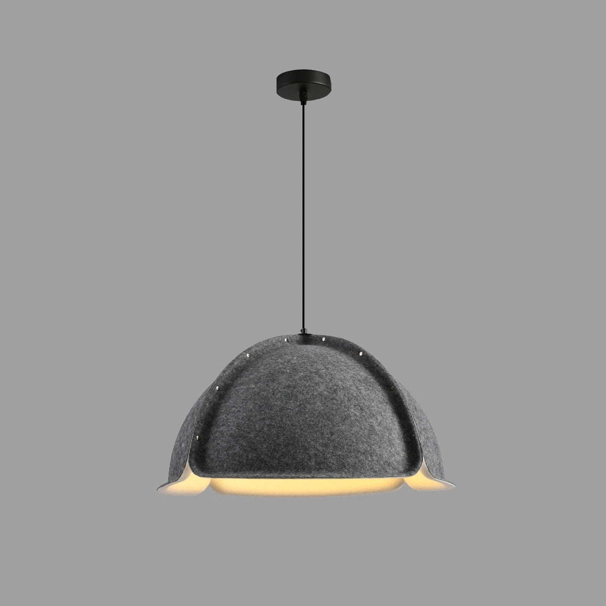 Antizer Nordic Simple Style Felt Pendant Light Dark Gray