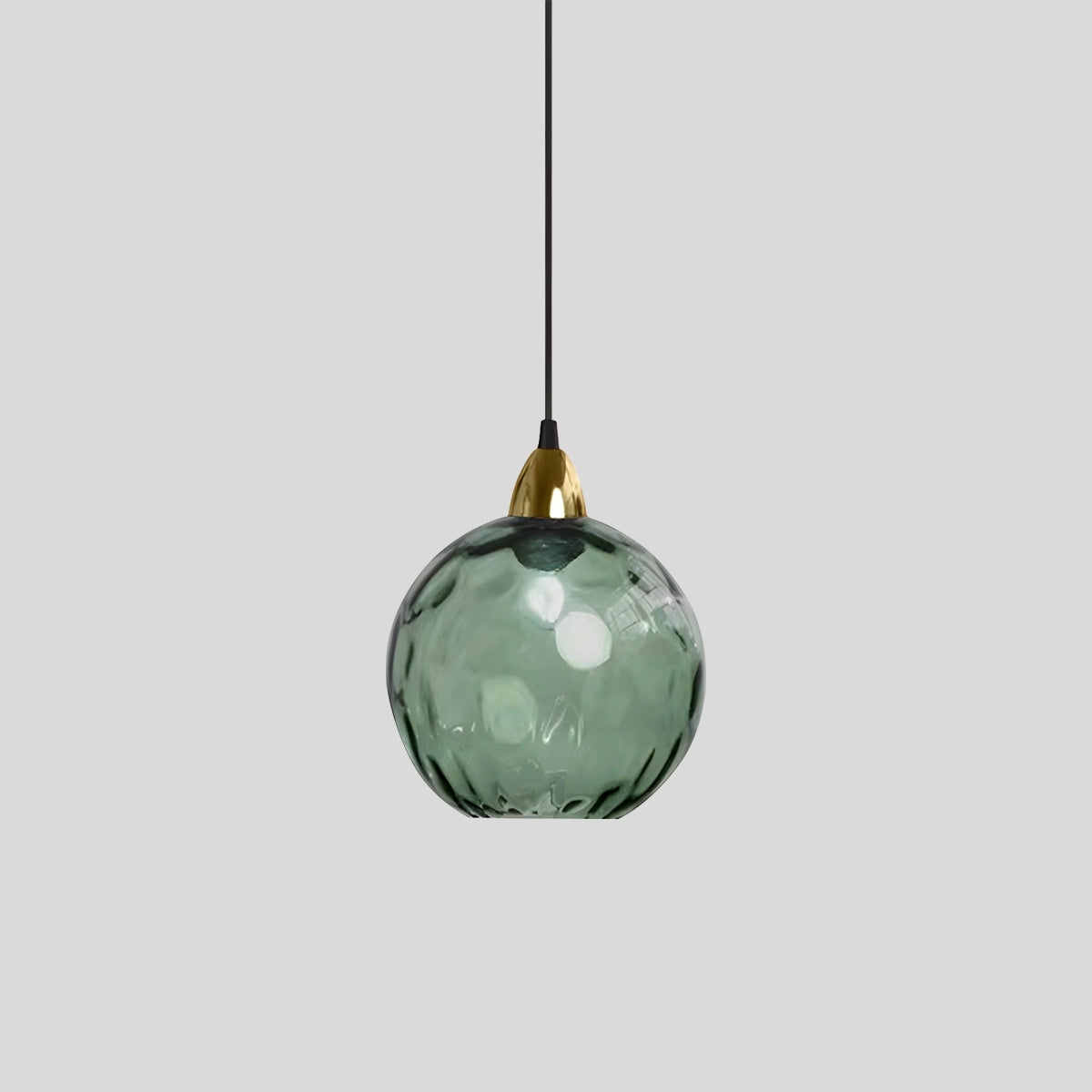 glass globe pendant light