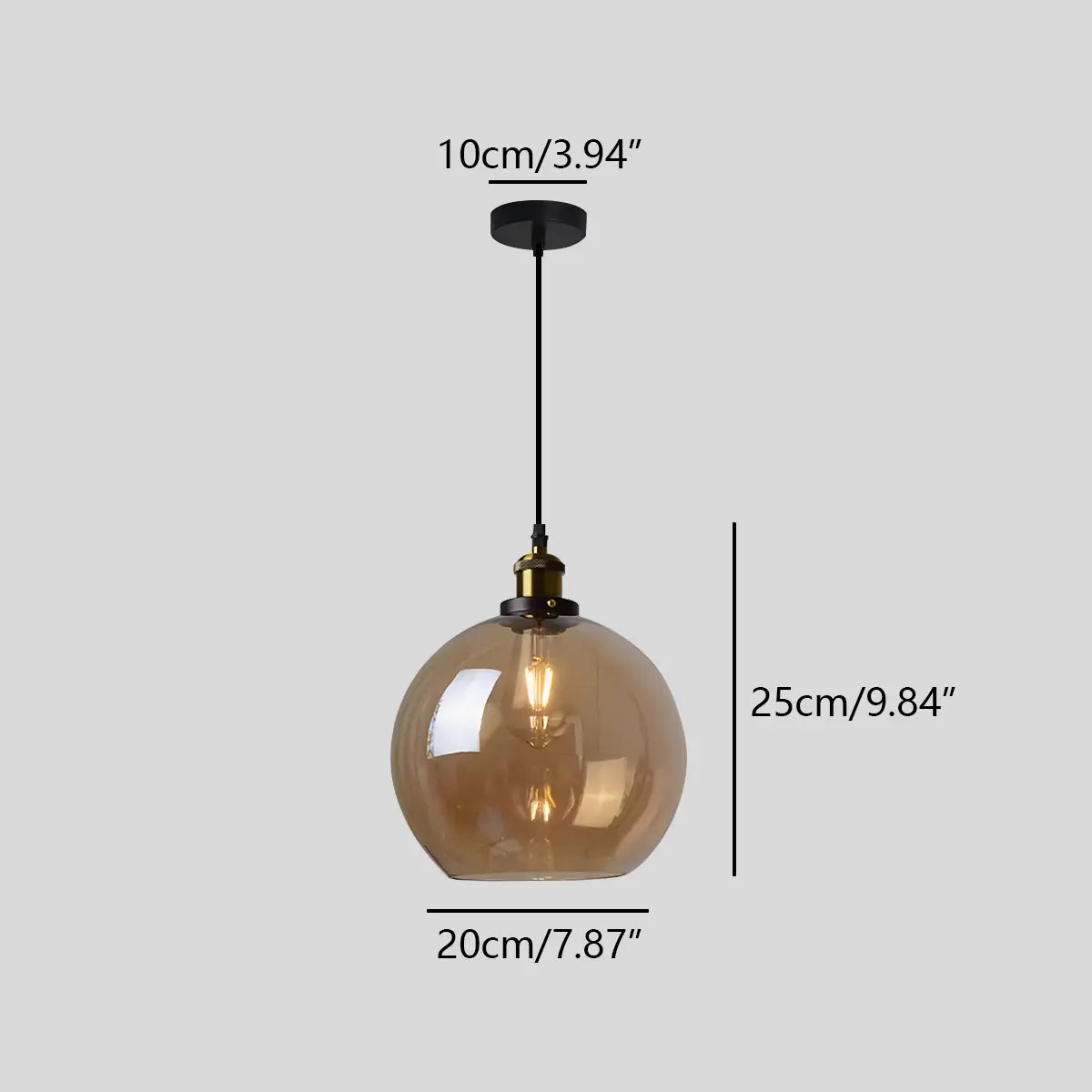 glass pendant light for kitchen island