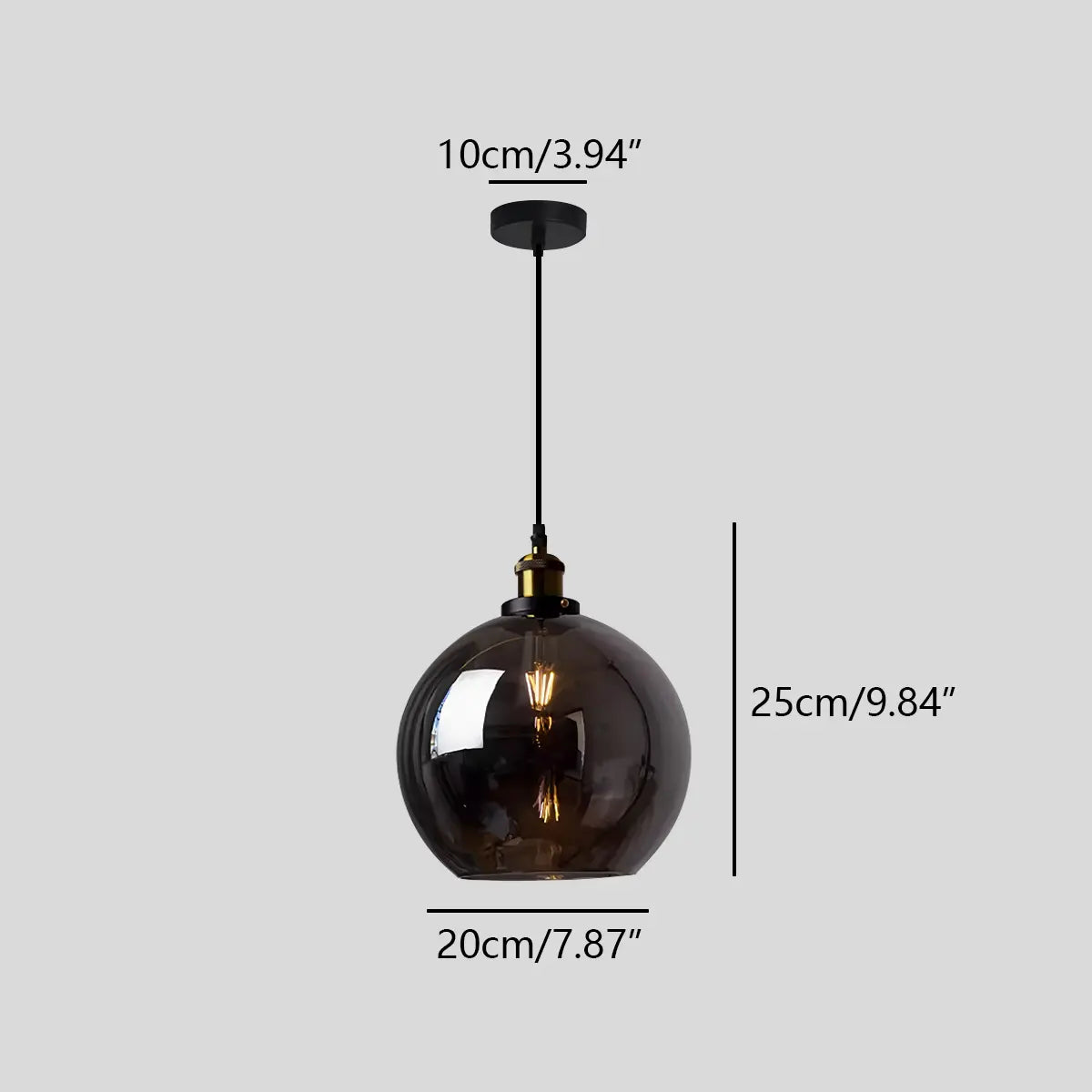 glass pendant light for kitchen island