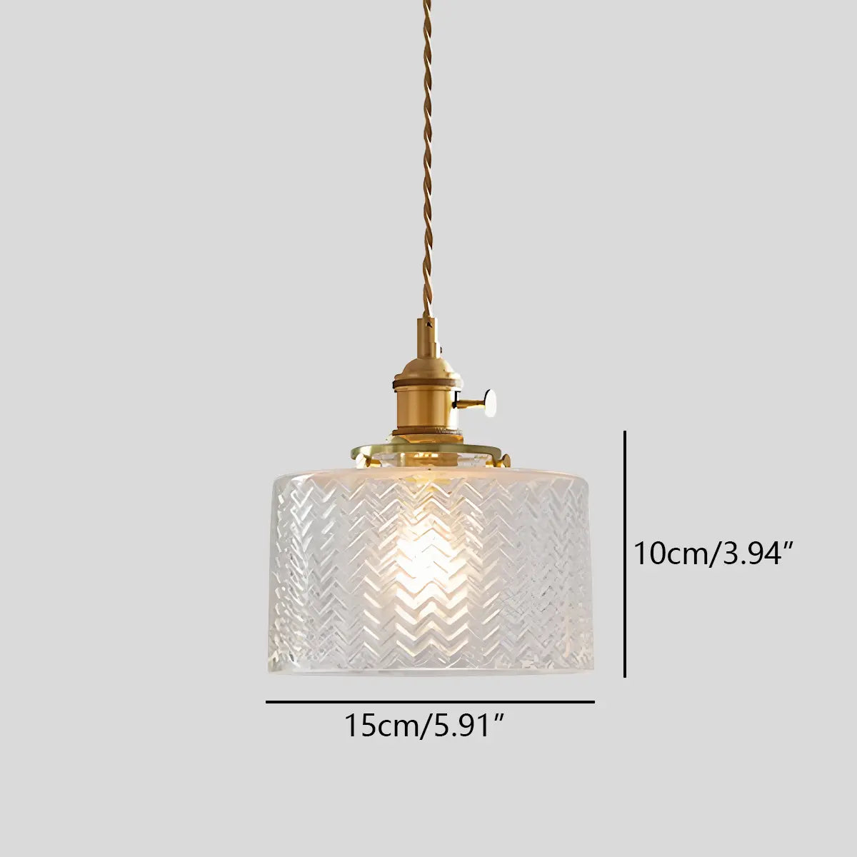 Modern Glass Pendant Light