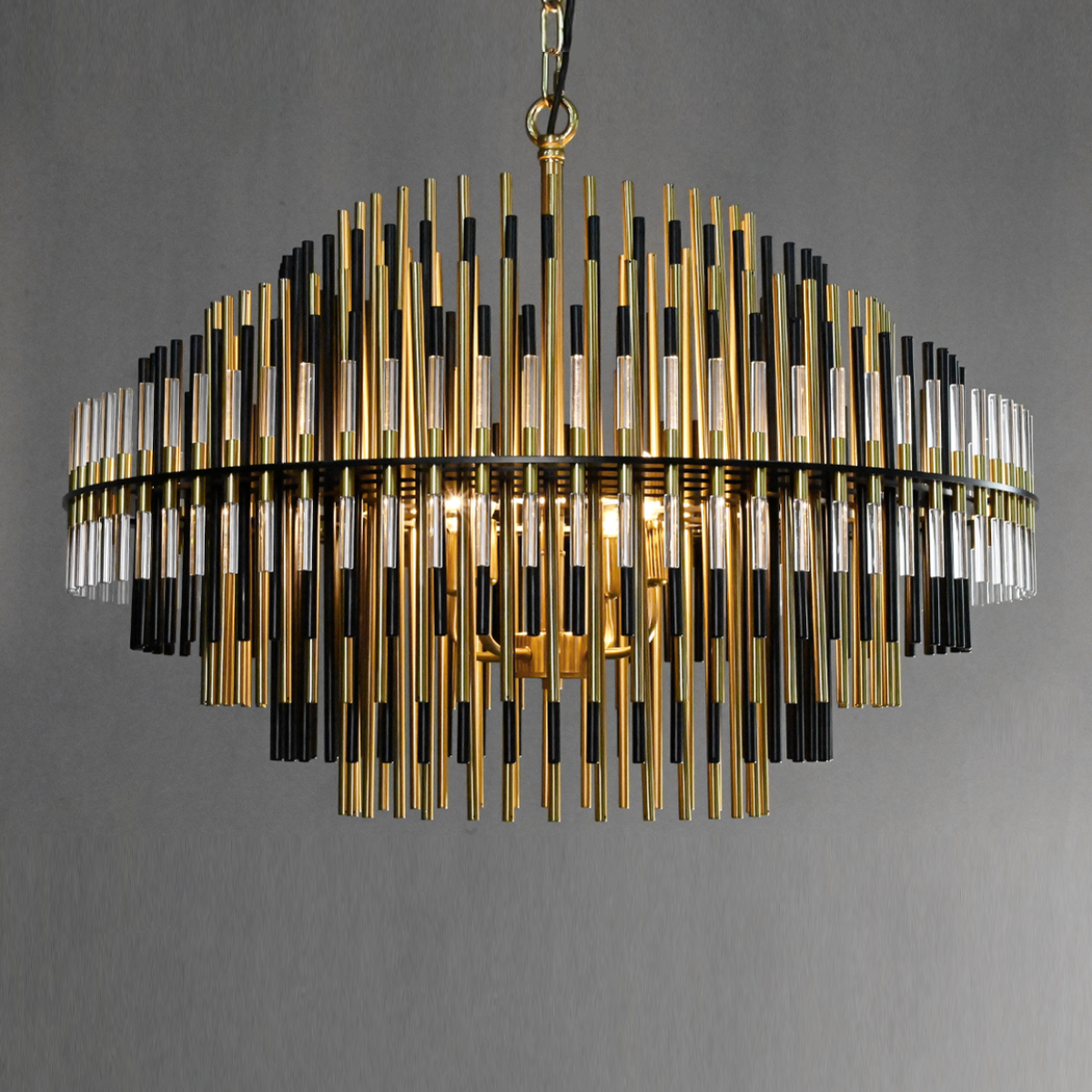 Antizer Emily Industrial Wind Round Chandelier