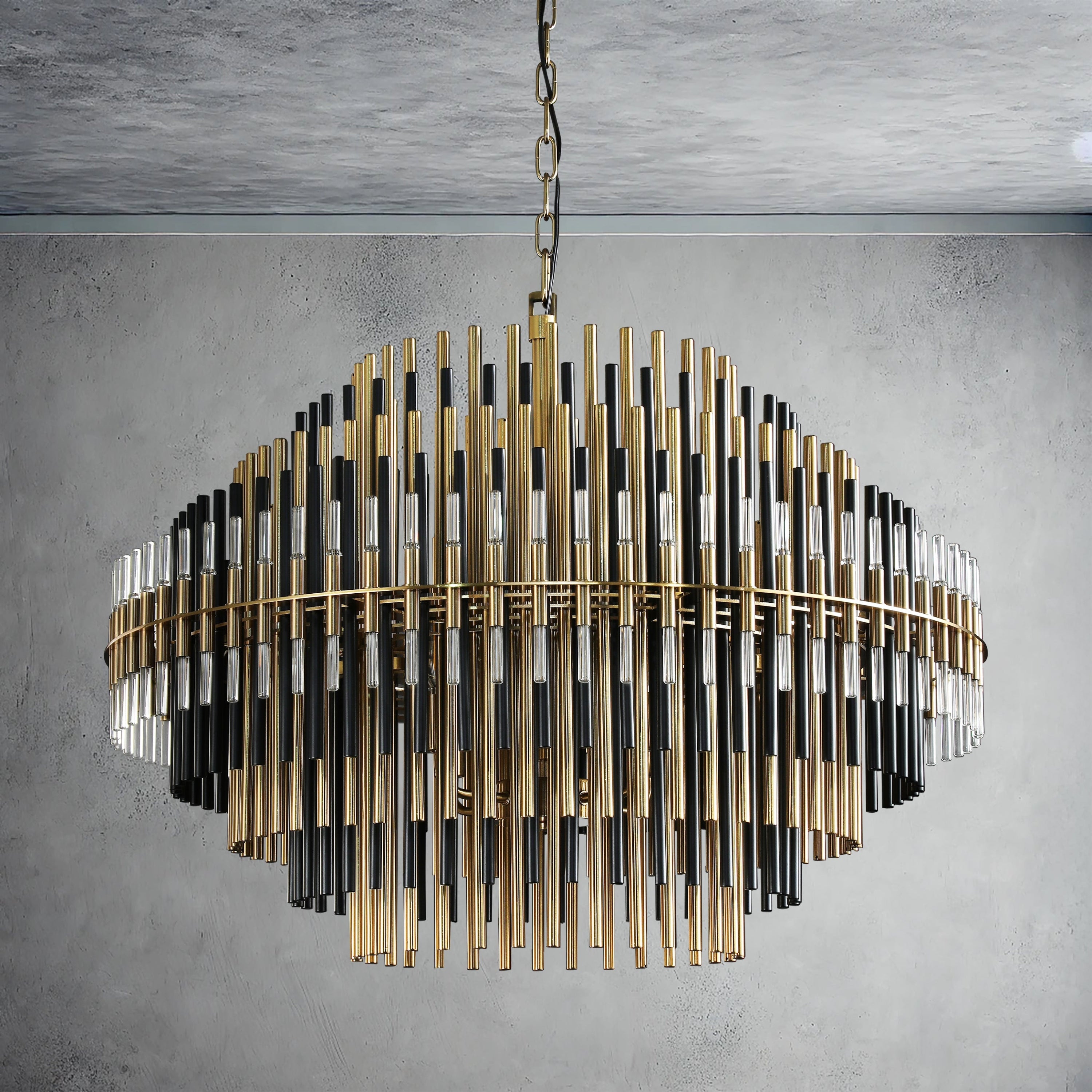 Antizer Emily Industrial Wind Round Chandelier