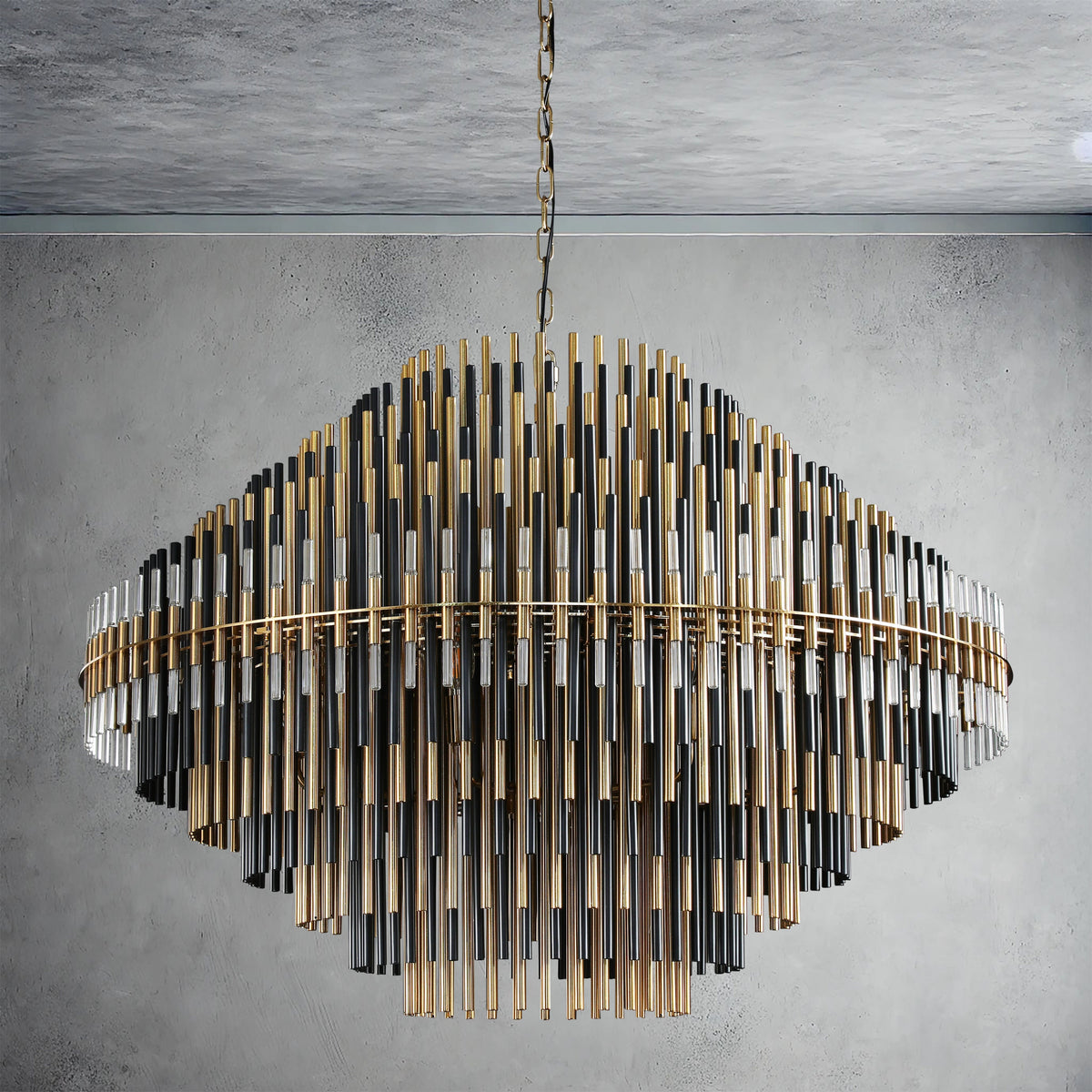 Antizer Emily Industrial Wind Round Chandelier