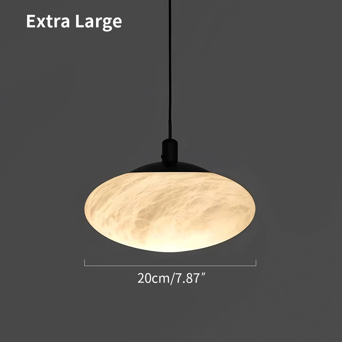 Antizer Modern Oval Bedroom Spanish Alabaster Pendant Light