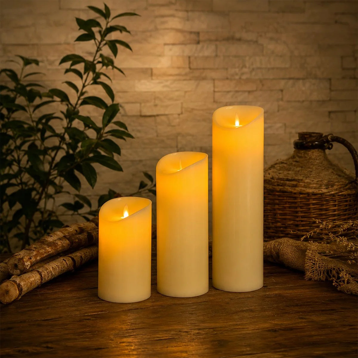 Antizer Flameless Candles 9 Pack