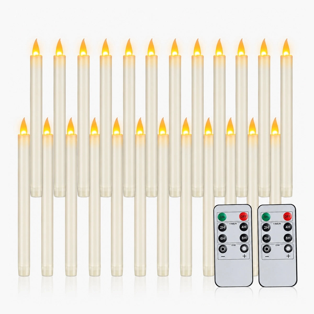 Antizer Flameless Taper Candle