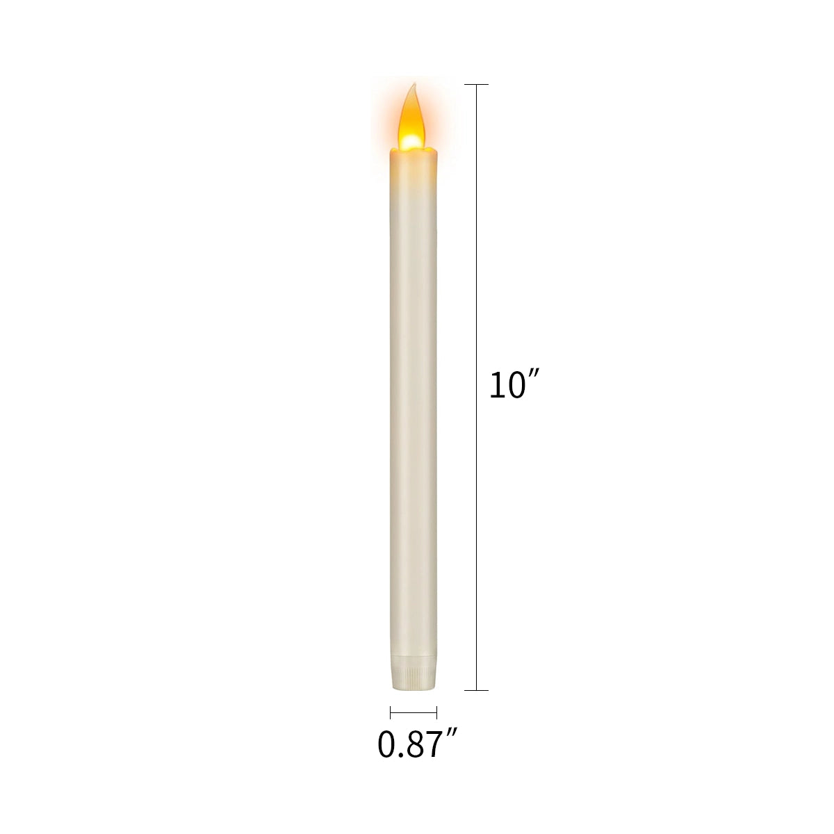 Antizer Flameless Taper Candle