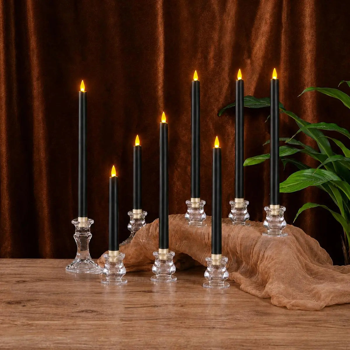 Antizer Flameless Taper Candle