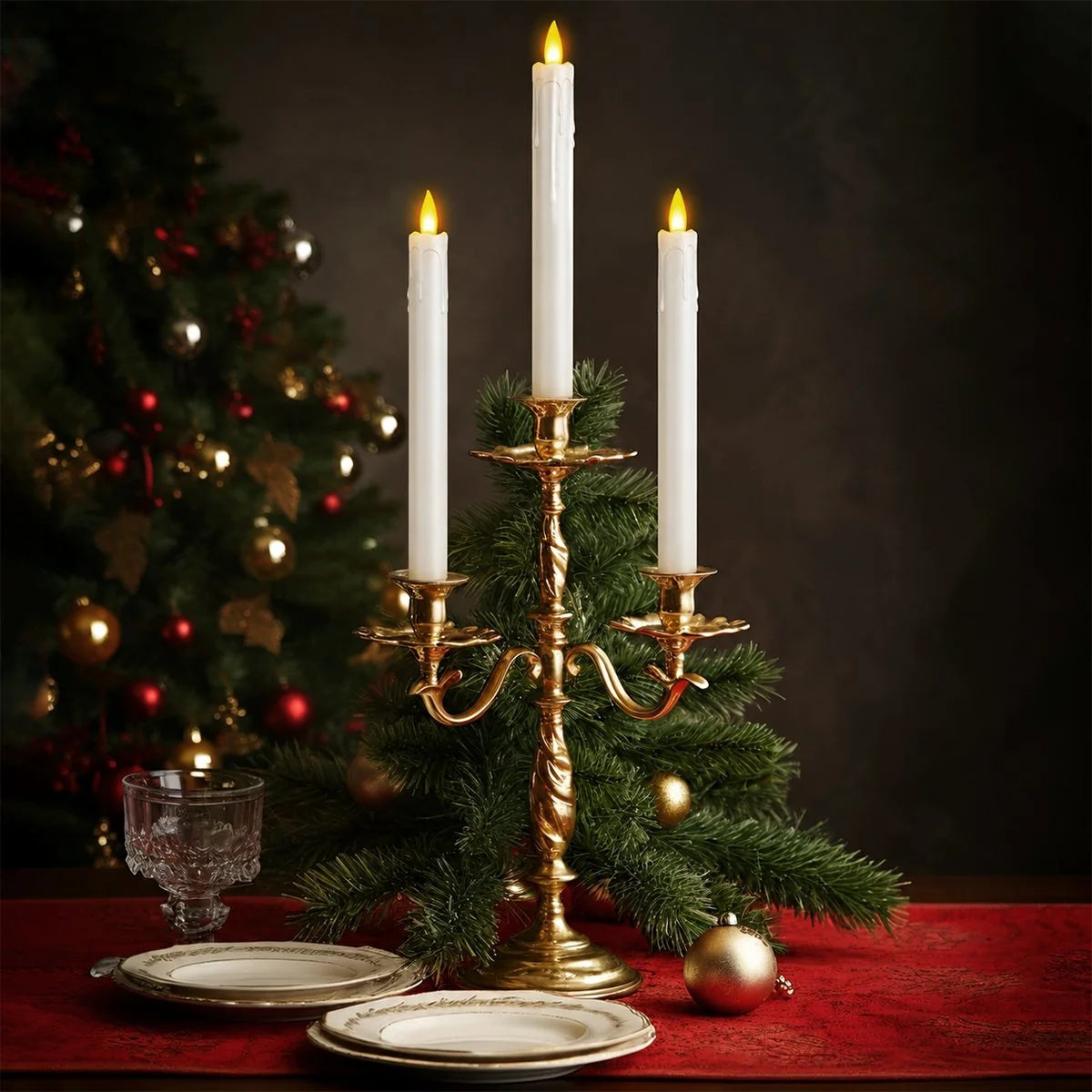Antizer Flameless Taper Candle