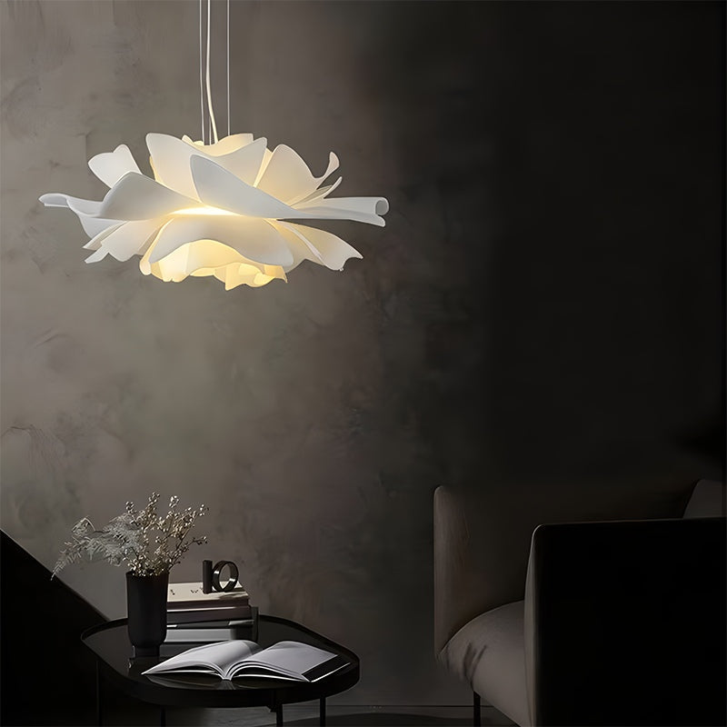 Antizer White Flower Pendant Light for Living Room