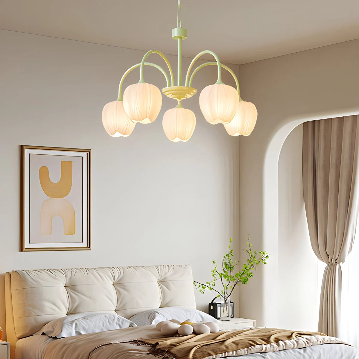 tulip chandelier