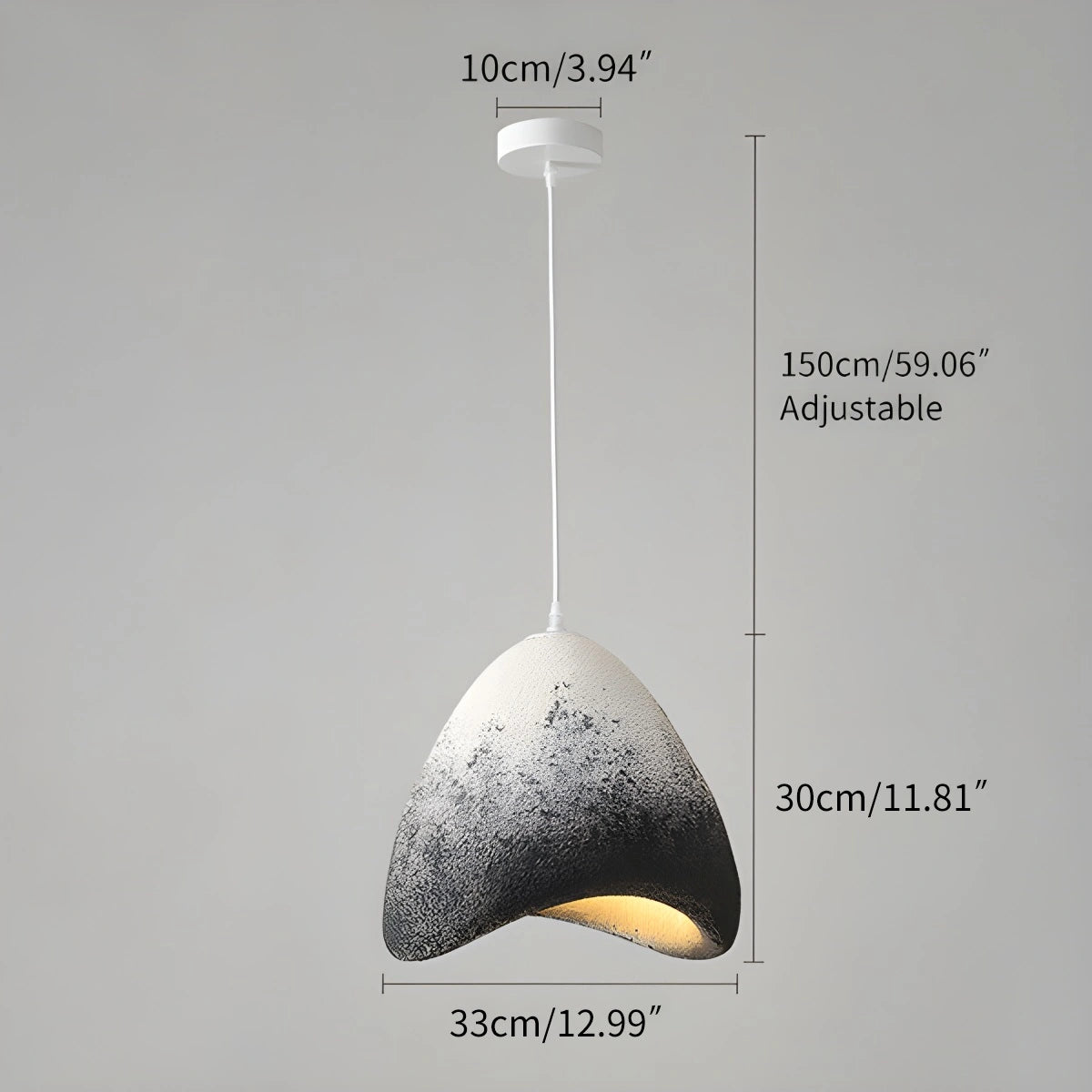 Antizer Japanese Style Bird's Nest Shape Pendant Light