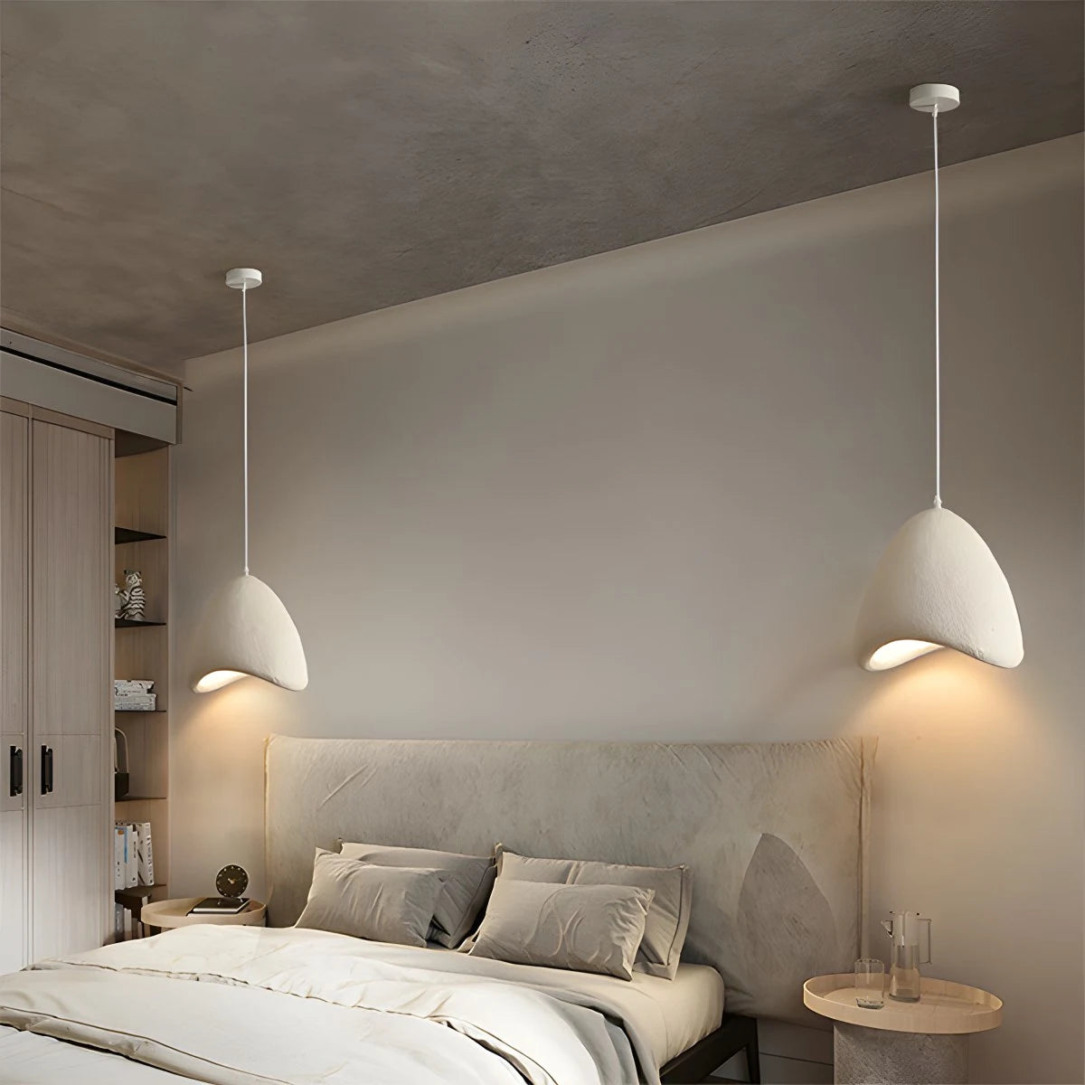 Antizer Japanese Style Bird's Nest Shape Pendant Light
