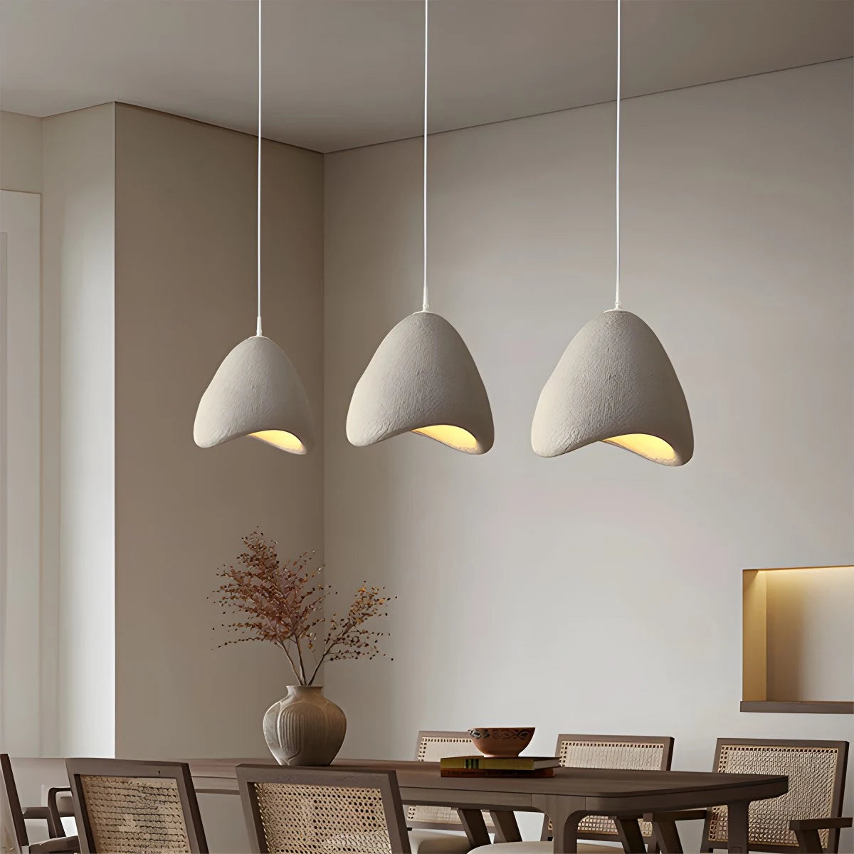Antizer Japanese Style Bird's Nest Shape Pendant Light