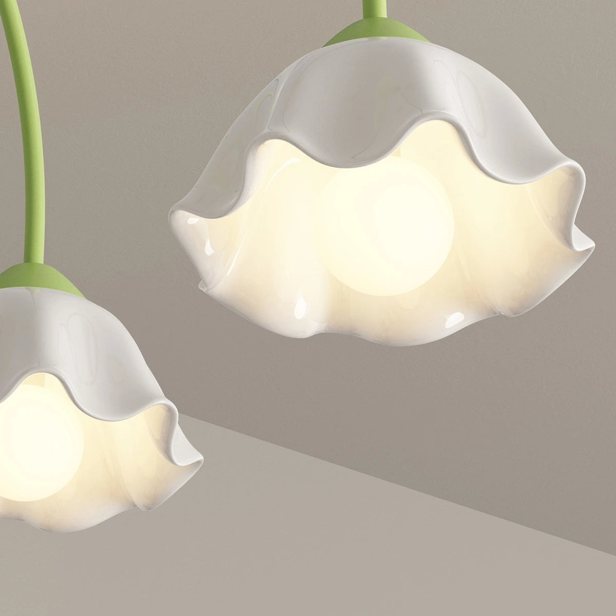 Antizer French Pastoral Style Flower Chandelier