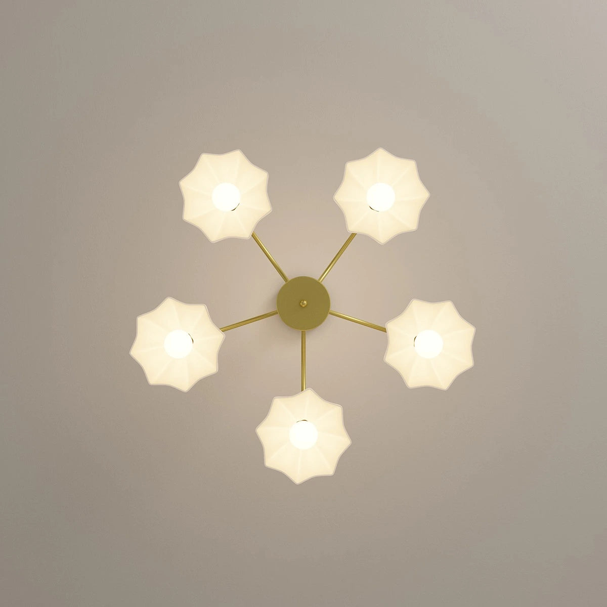 Antizer Nordic Modern Light Luxury Flower Chandelier