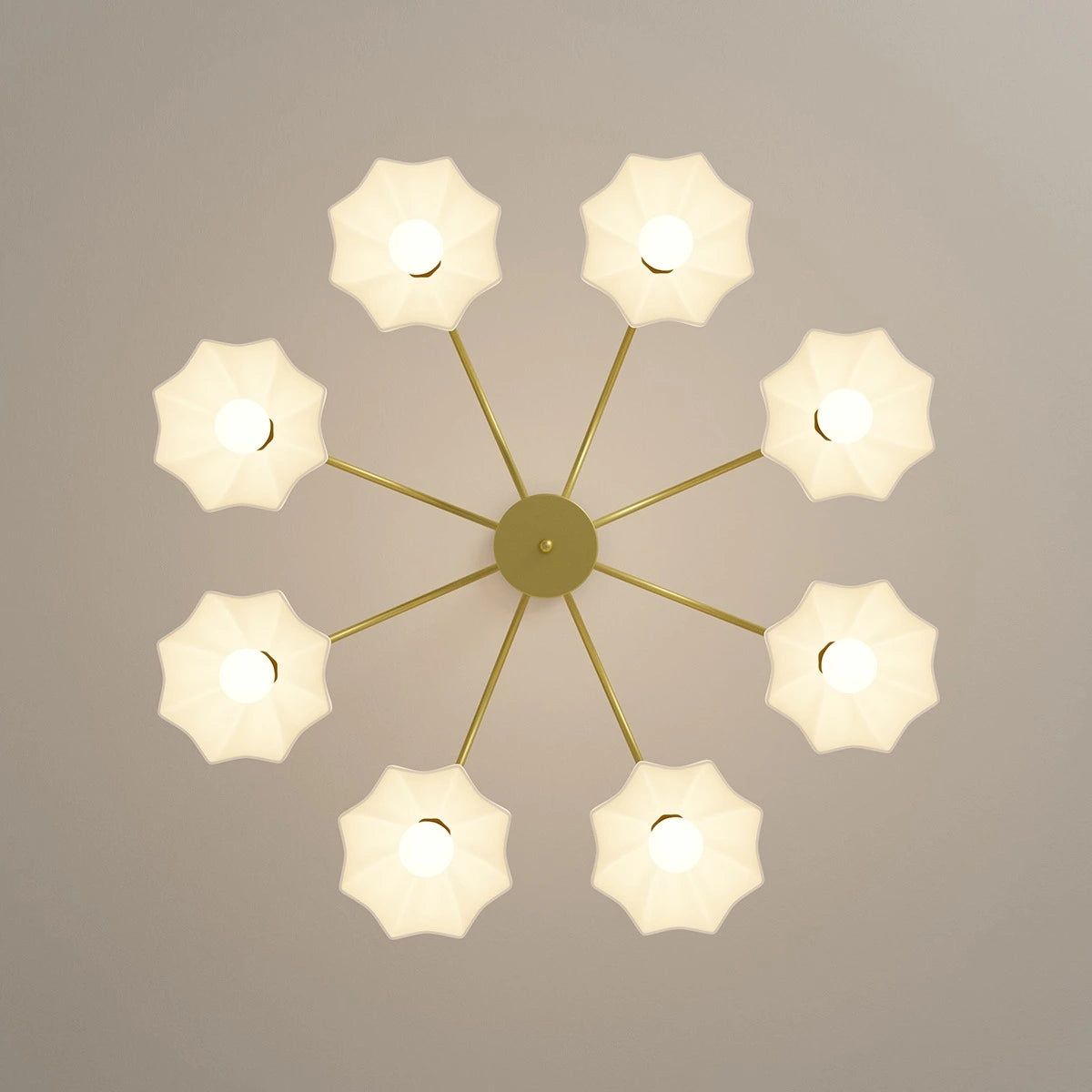 Antizer Nordic Modern Light Luxury Flower Chandelier