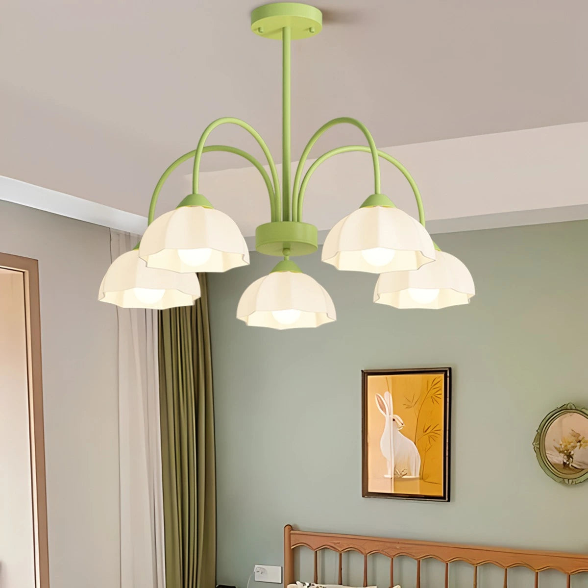 Antizer Nordic Modern Light Luxury Flower Chandelier