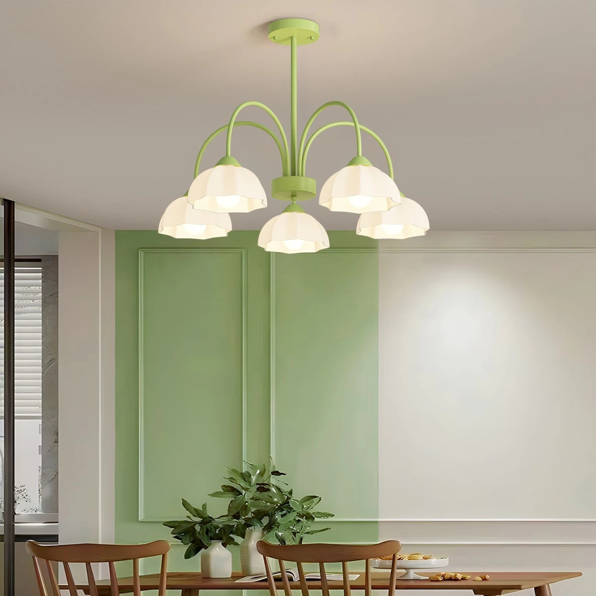 Antizer Nordic Modern Light Luxury Flower Chandelier
