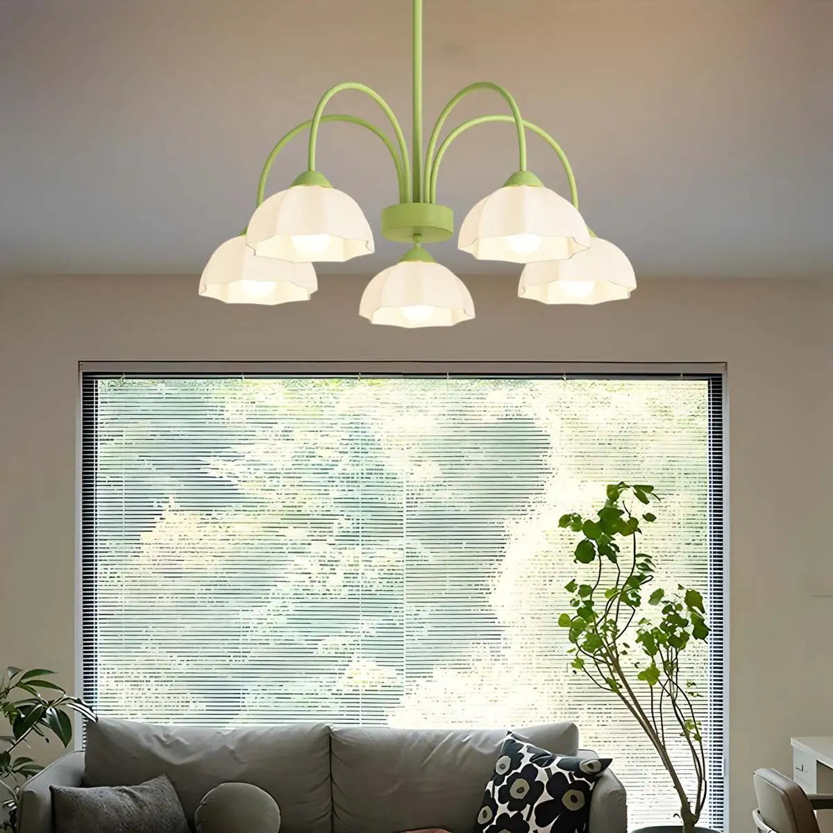 Antizer Nordic Modern Light Luxury Flower Chandelier