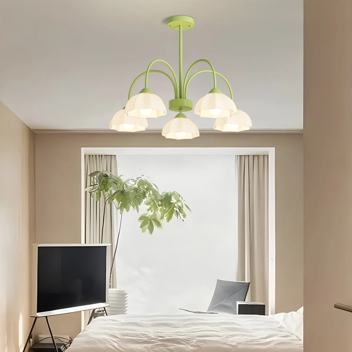 Antizer Nordic Modern Light Luxury Flower Chandelier