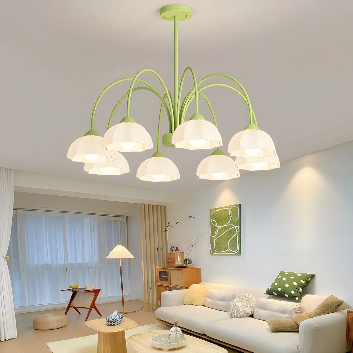 Antizer Nordic Modern Light Luxury Flower Chandelier