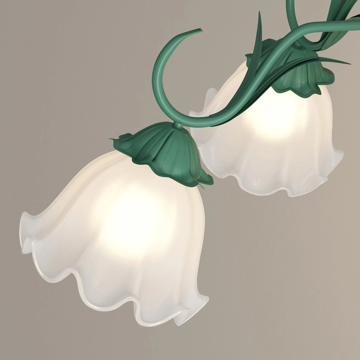 Antizer American Retro Pastoral Style Flower Chandelier