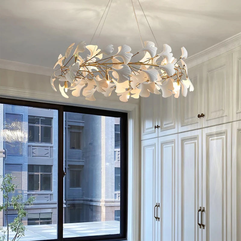 Antizer Ginkgo Chandelier-C Hanging Light Fixtures