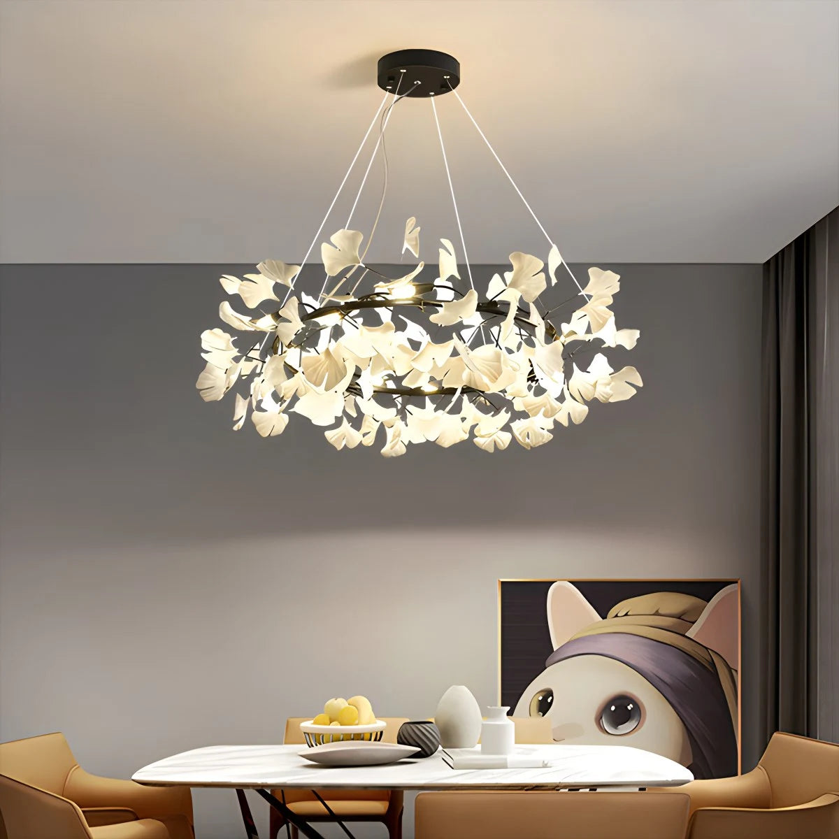 Antizer Ginkgo Chandelier-C Hanging Light Fixtures