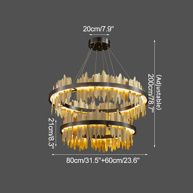 Antizer Modern Creative Round Chandelier