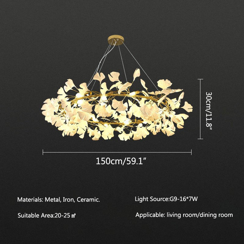 Antizer Ginkgo Chandelier-C Hanging Light Fixtures
