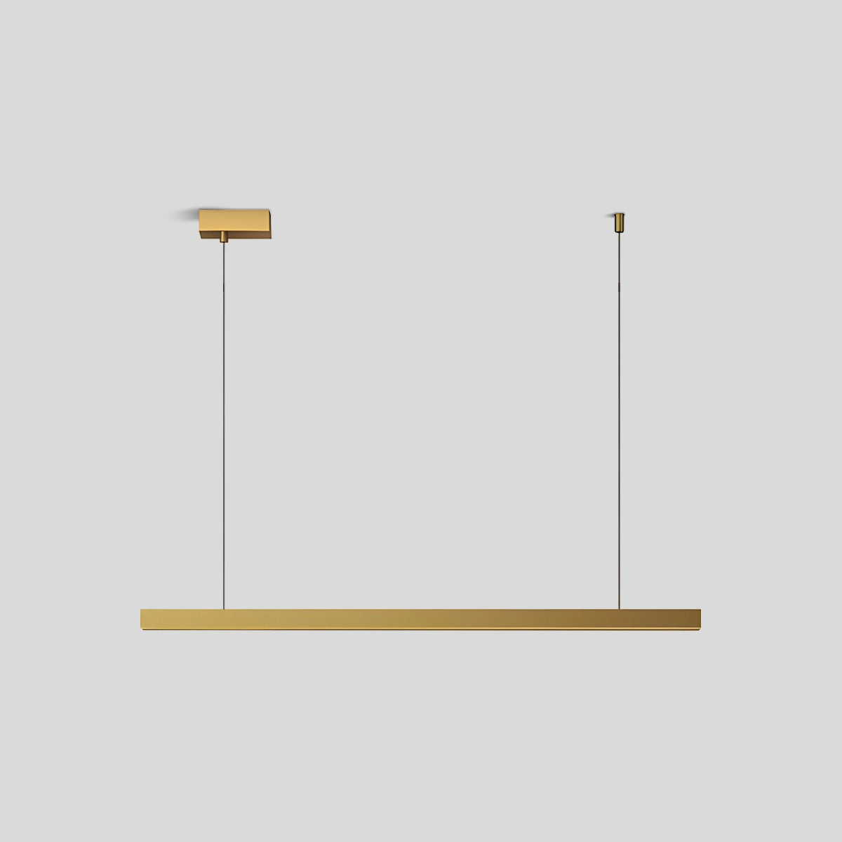 Antizer All Copper Minimalist Chandelier for Dining & Living Rooms Copper Color Trichromatic Dimming