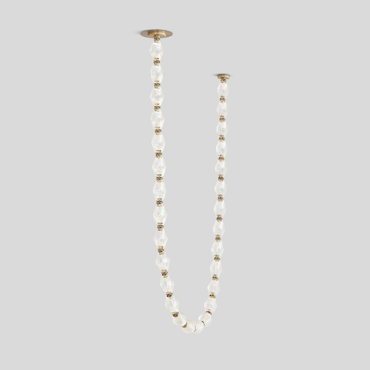 Antizer Zypheria Art Deco Czech Glass Beaded Chandelier Gold 28 Balls
