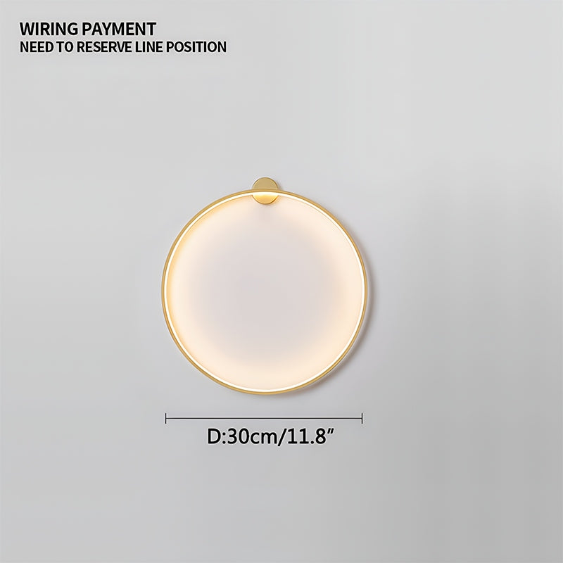 Antizer Round Ring LED Wall Lamp for Living Room
