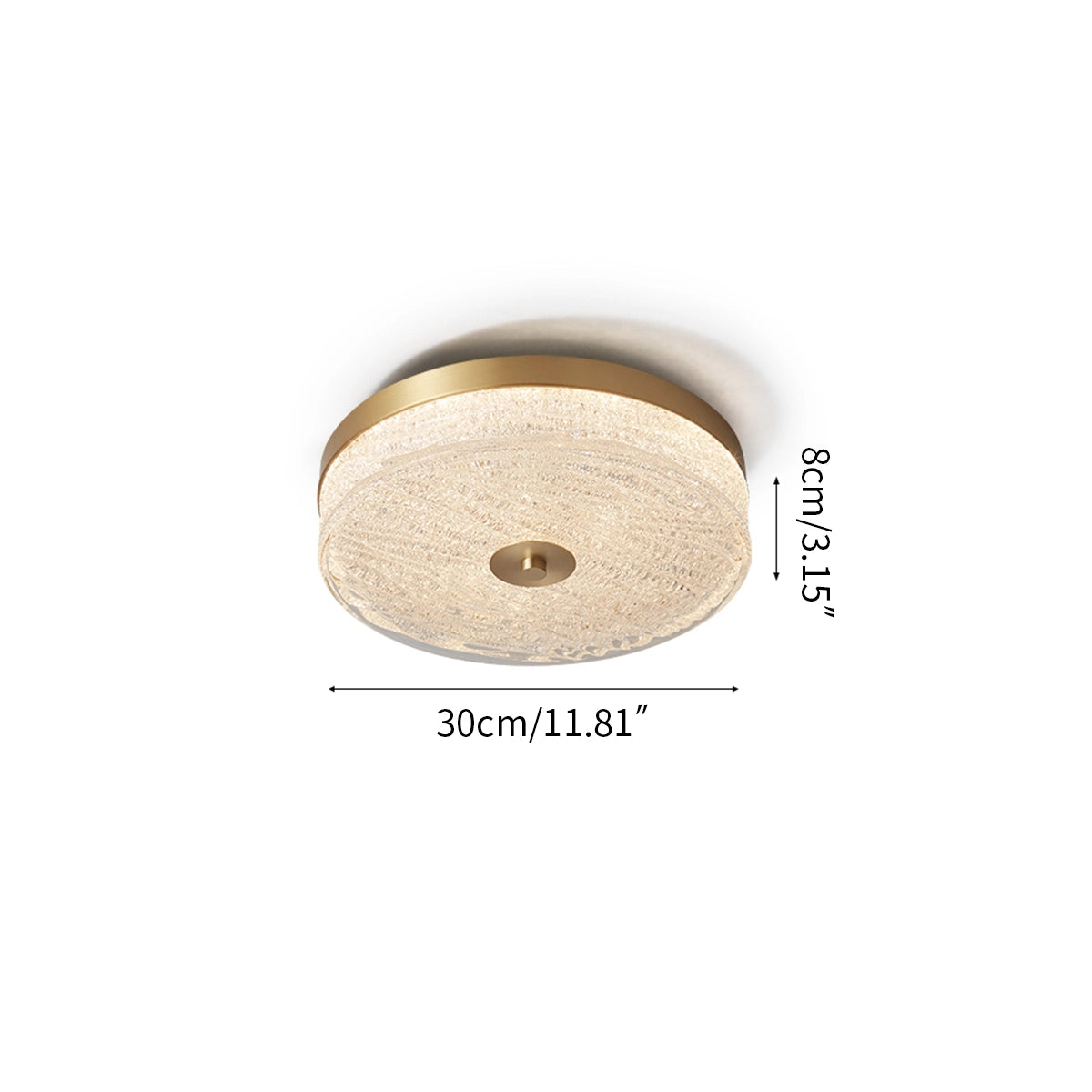 Antizer Modern Light Luxury Circular LED Ceiling Light