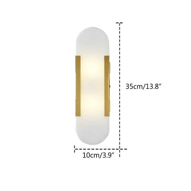 Antizer Luxury Spanish Alabaster Wall Sconce for Living Room