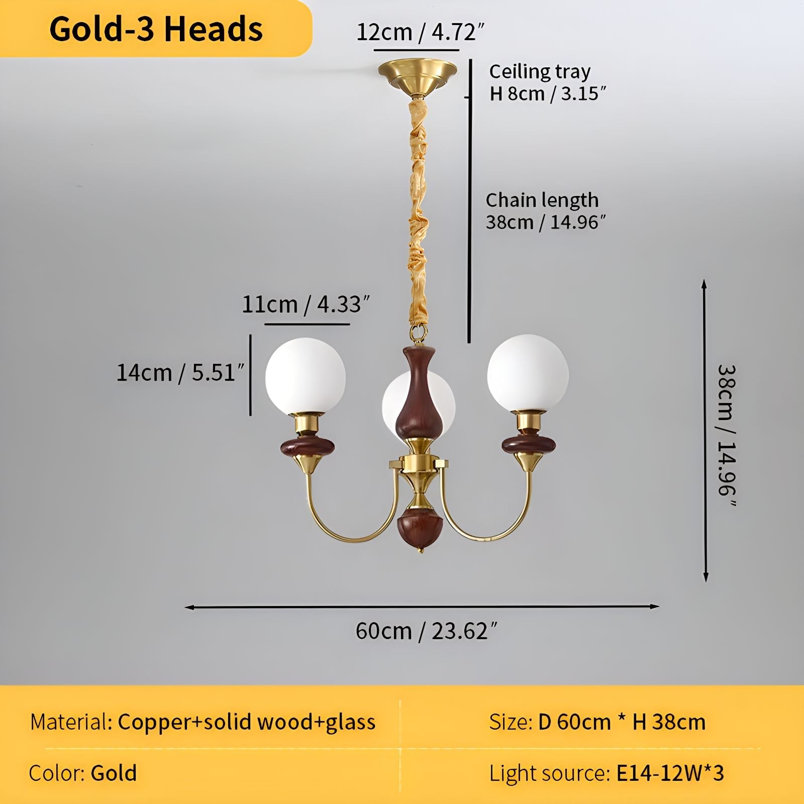 Antizer Modern Luxury Metal Chandelier
