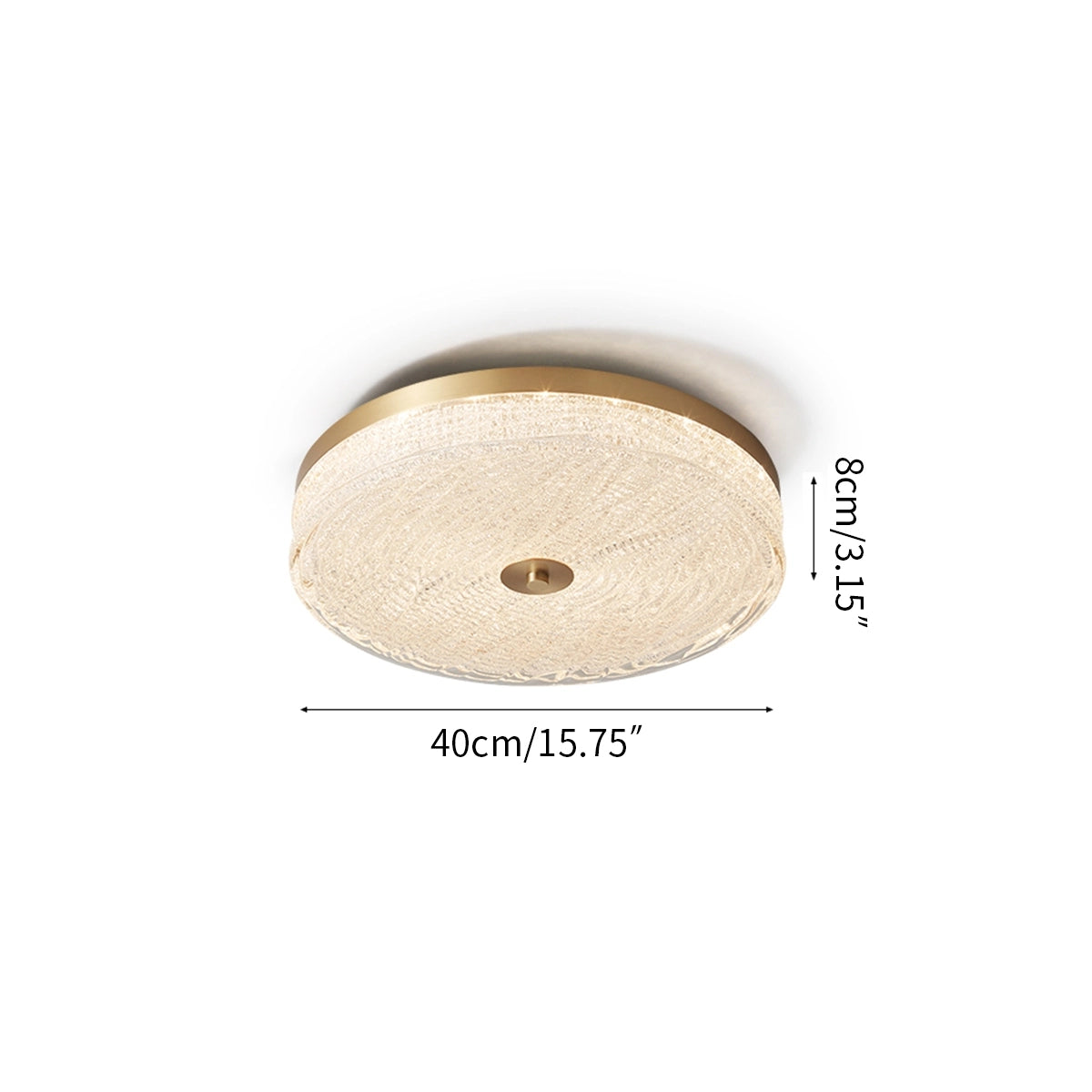 Antizer Modern Light Luxury Circular LED Ceiling Light