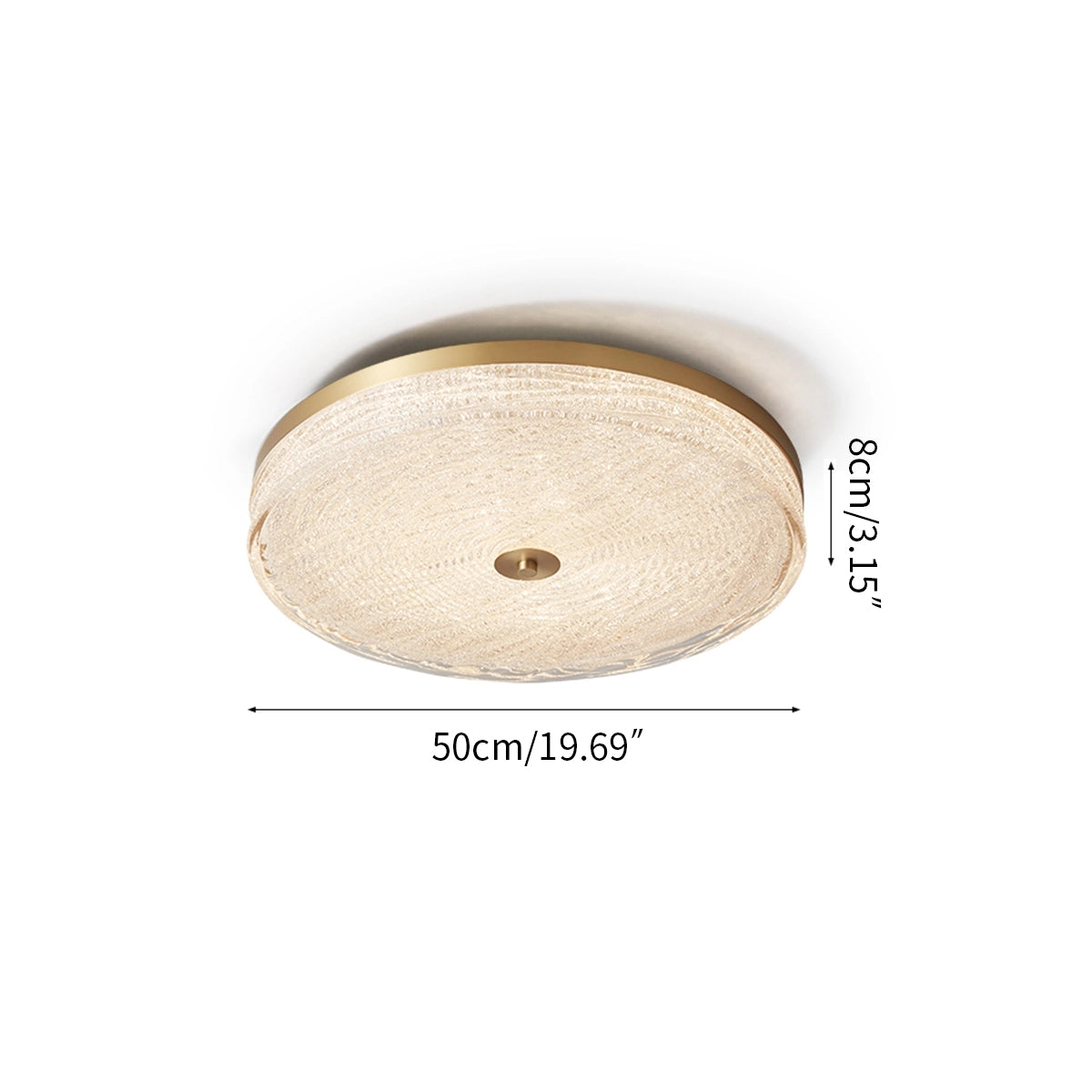Antizer Modern Light Luxury Circular LED Ceiling Light
