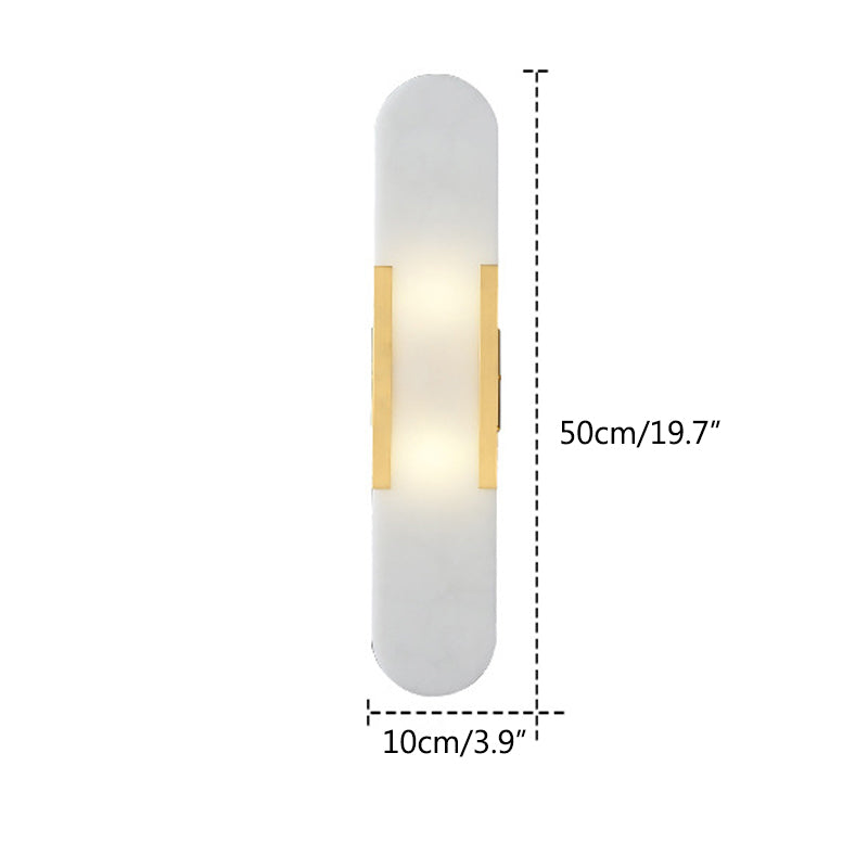 Antizer Luxury Spanish Alabaster Wall Sconce for Living Room