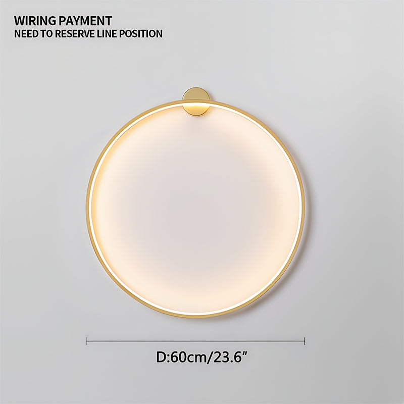 Antizer Round Ring LED Wall Lamp for Living Room
