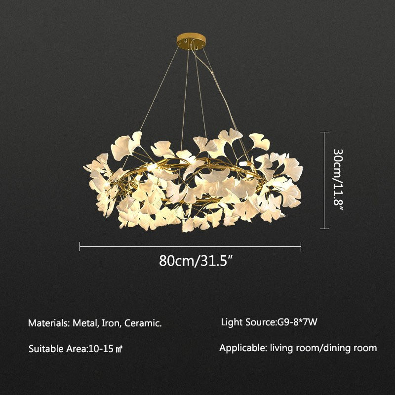 Antizer Ginkgo Chandelier-C Hanging Light Fixtures