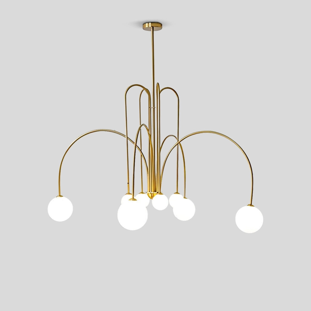 modern glass chandelier