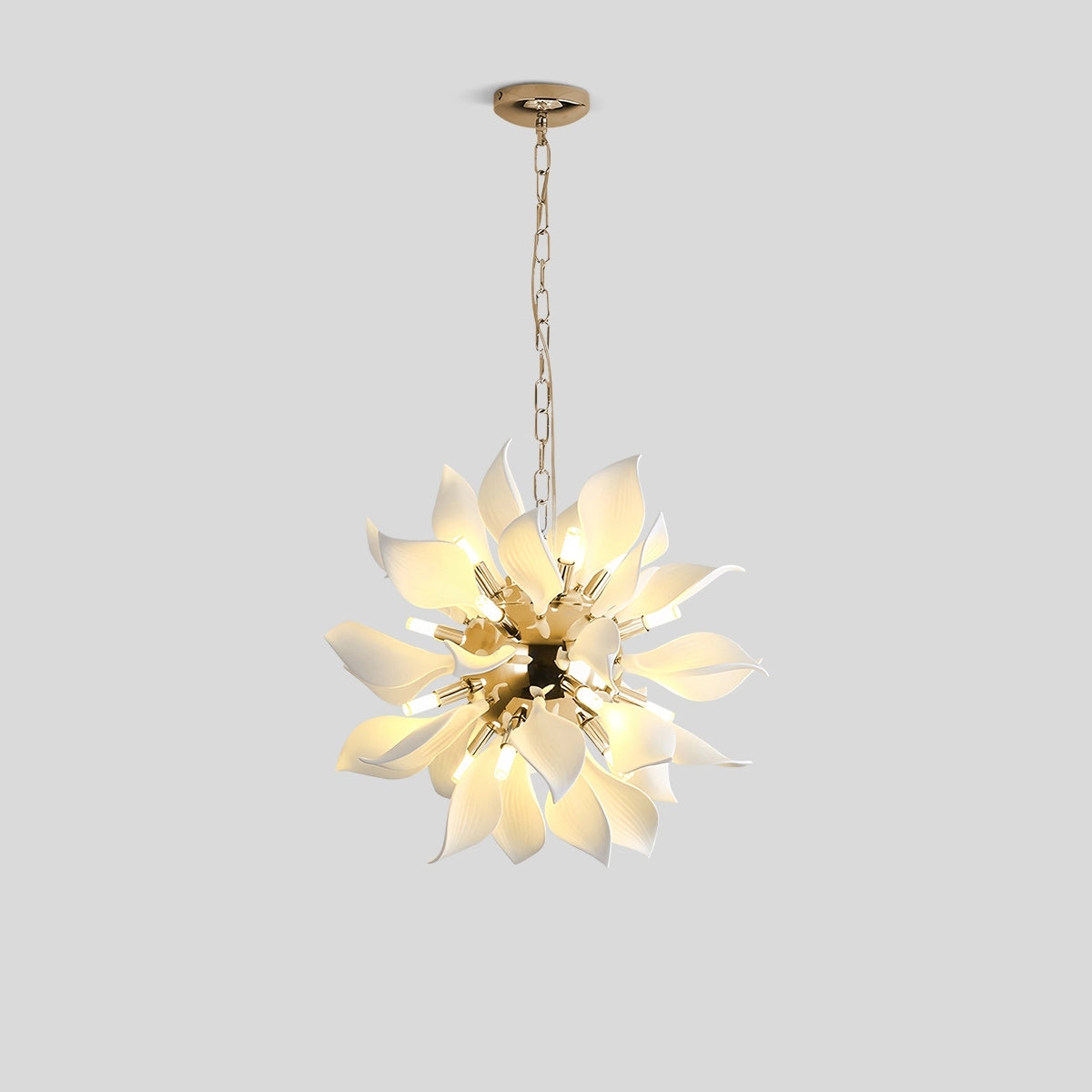 Antizer Nordic Creative Petal Pendant Light Gold Large